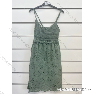 Trägerloses langes Partykleid für Damen (Einheitsgröße S/M) ITALIAN FASHION IMPSH2360055