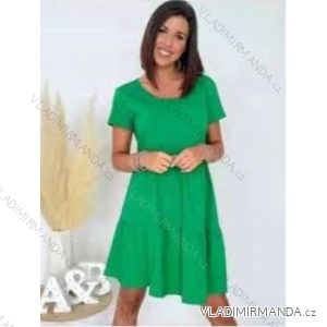 Sommer-Frauenkleid (uni SL) ITALIAN Fashion IM9171