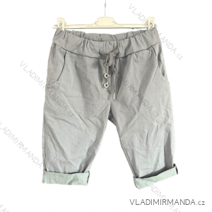 Shorts Shorts Kunstleder Frauen (uni s-l) ITALIAN FASHION IM920107