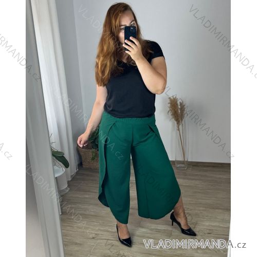 Lange Sommer-Haremshose für Damen (42/44/46 Einheitsgröße) ITALIAN FASHION IM424361 44/46 dunkler Smaragd