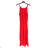 Langes trägerloses Sommerkleid für Damen (S / M / L / XL / 2XL ONE SIZE) ITALIAN FASHION IMD22477 M / L rot