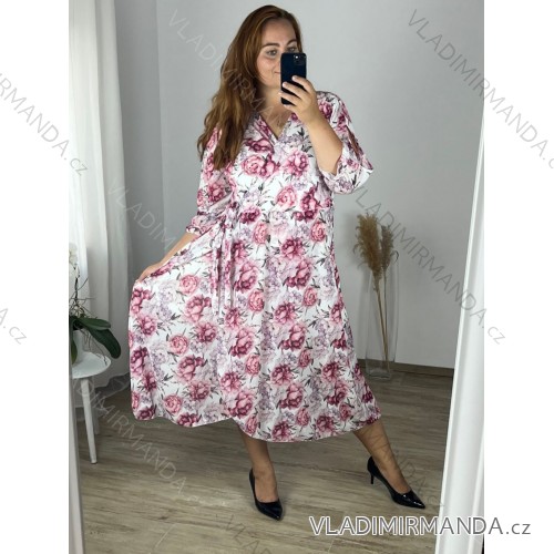 Langarm-Hemdkleid für Damen (S/M EINHEITSGRÖSSE) ITALIAN FASHION IMWD232607 -   weiß -   50/52