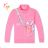 Sweatshirt mit Reißverschluss für Kindermädchen (98-128) KUGO WM0869