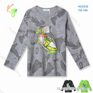 T-Shirt Langarm mit Pailletten Kinder Jugendliche Mädchen (116-146) KUGO B3258