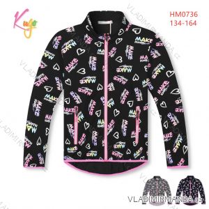 Warmes Mädchen-Sweatshirt mit Reißverschluss (134-164) KUGO M2513