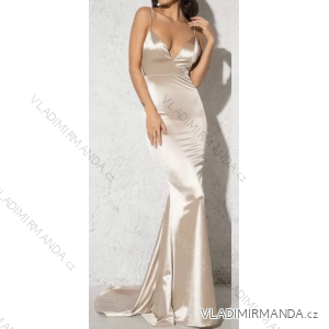 Elegantes Sommerkleid mit glitzernden Pailletten für Damen (Einheitsgröße S/M) ITALIAN FASHION IMPBB23O3837