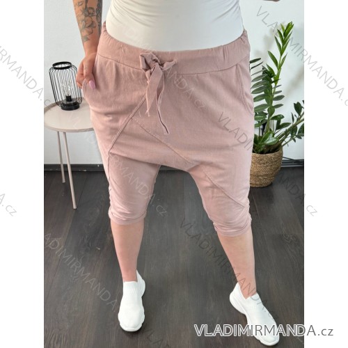 Shorts Shorts mit Spitze Sommer Frauen (Einheitsgröße) ITALIAN Fashion IM2177487 altrosa M / L