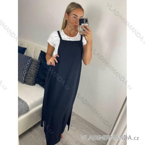 Kleid mit 3/4 Ärmeltasche für Damen (uni sl) ITALIAN Fashion IM3181746