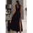 Trägerloses Partykleid aus Tüll für Damen (S/M/L ONE SIZE) ITALIAN FASHION IM923001 schwarz 40