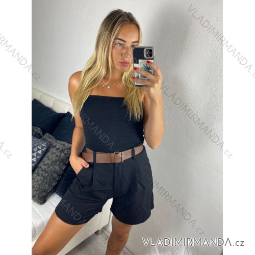 Damen-Shorts mit Gürtel (Einheitsgröße S/M) ITALIAN FASHION IM724045