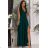 Trägerloses Partykleid aus Tüll für Damen (S/M/L ONE SIZE) ITALIAN FASHION IM923001 dunkelgrün 36