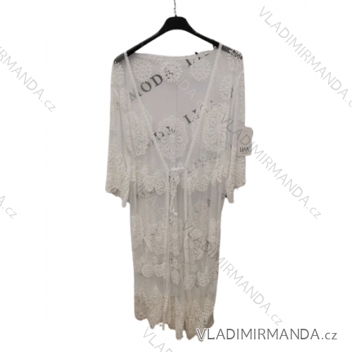 Damen-Oversize-Langarm-Hemd mit verlängerten Ärmeln (S/M ONE SIZE) ITALIAN FASHION IMPLI2234690