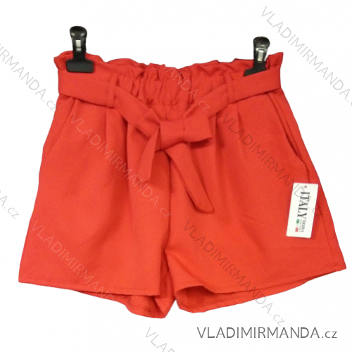 Damen Shorts Sommershorts (S / M ONE SIZE) ITALIAN FASHION IMWOP22OP0320 rot S/M