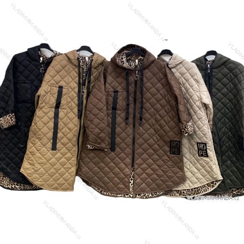 Ärmellose Jacke mit langen Ärmeln (uni sl) ITALIENISCHE Mode IMC17326