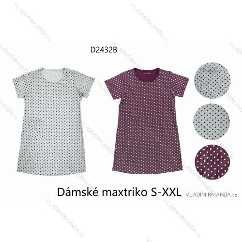 Damen T-Shirt Maxi Kurzarm (S-2XL) WOLF D2432B