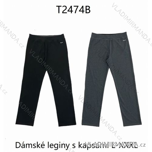 Gerade Damen-Leggings (L-3XL) WOLF T2374B