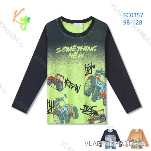 T-Shirt mit langen Ärmeln Kinder Mädchen Mädchen (98-128) KUGO HL9309