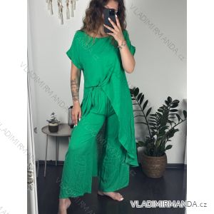 Sommer-Set aus Kurzarmkleid und Hose für Damen (Einheitsgröße S/M) ITALIAN FASHION IMPSH2424585