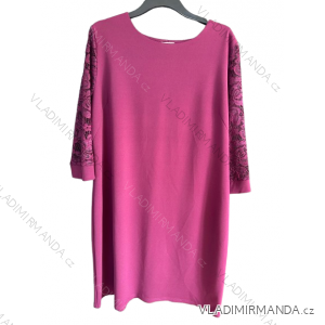 Kurzarmkleid für Damen in Übergröße (L-3XL) POLISH FASHION PMF20013