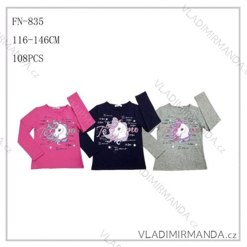 Mädchen Jugend Kurzarm T-Shirt (116-146) SEZON JS-7018