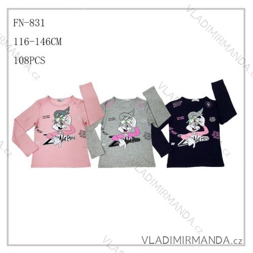 Mädchen Jugend Kurzarm T-Shirt (116-146) SEZON JS-7018