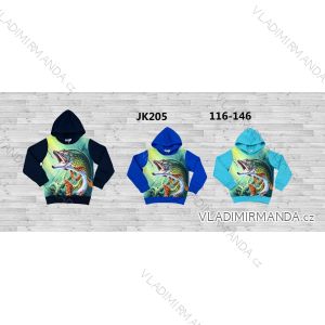 Kinder-Fleece-Sweatshirt mit Reißverschluss für Mädchen (98-128) SEASON SEZ22X2315