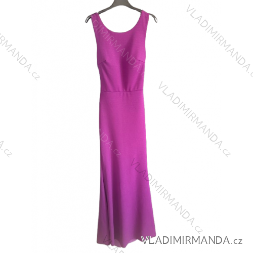 Elegantes, ärmelloses langes Sommerkleid für Damen (Einheitsgröße S/M) ITALIAN FASHION IMPBB232L9618