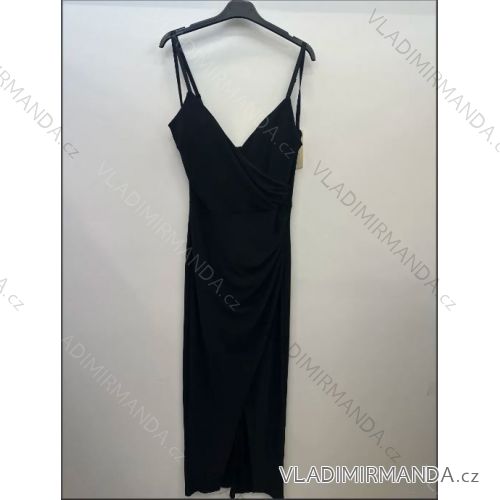 Langes Partykleid mit Trägern für Damen (Einheitsgröße S/M) ITALIAN FASHION IMPSH24V6357