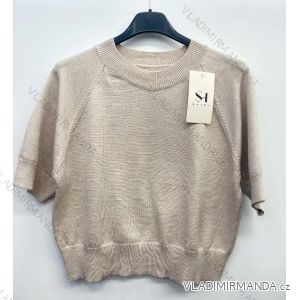 Übergroßer Langarm-Strickpullover für Damen (S/M EINHEITSGRÖSSE) ITALIAN FASHION IMPSH23996