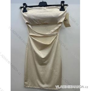 Kurzes, lässiges Kurzarmkleid für Damen (Einheitsgröße S/M) ITALIAN FASHION IMPSH236544