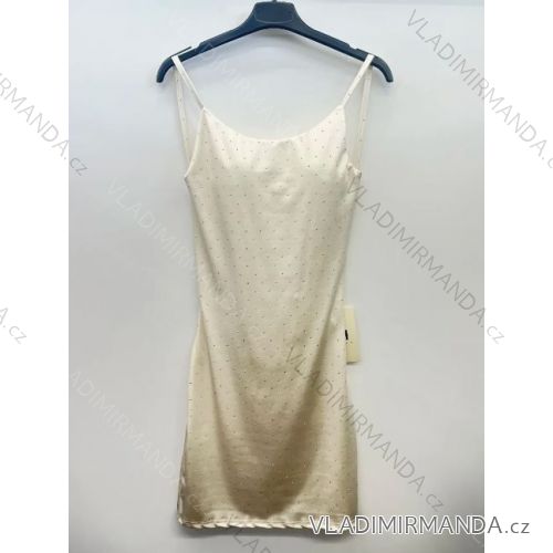 Kurzes, lässiges Kurzarmkleid für Damen (Einheitsgröße S/M) ITALIAN FASHION IMPSH236544