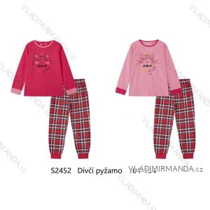 Langer Kinderpyjama für Mädchen (104-134) WOLF S2452