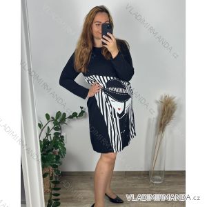 Shirt verlängert 3/4 Langarm Damen (L/XL/2XL ONE SIZE) ITALIAN FASHION IM424GORA