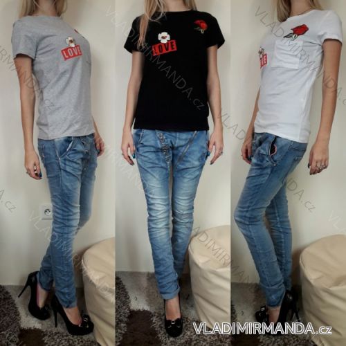 T-Shirt Kurzarm Damen (sl) ITALIENISCHE MODA IMSJ141
