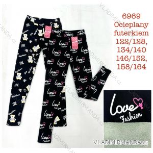 Lange isolierte Kinderleggings für Mädchen (122/128 - 158/164) MIEGO MIE246969