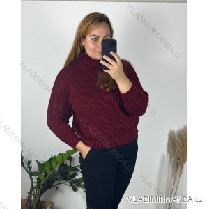 Damen Langarm Rollkragenpullover (S / M ONE SIZE) ITALIAN FASHION IMWA217080