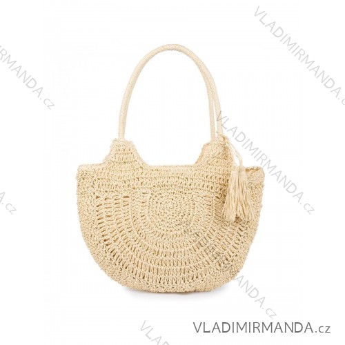 Boho-Sommerhandtasche für Damen (40 cm x 30 cm) Versoli VER24TOR-PA-10 EINHEITSGRÖSSE beige