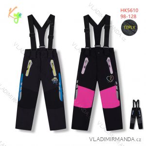 Softshellhose isoliert mit Fleece Kinder Mädchen und Jungen (98-128) KUGO HK5058