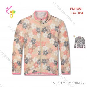 Warmes Mädchen-Sweatshirt mit Reißverschluss (134-164) KUGO M2513