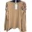 Mittellanger Damenrock (Einheitsgröße S/M) ITALIAN FASHION IMM23HG3154 -   beige -   S / M