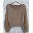 Damen Langarm Pullover (S / M ONE SIZE) ITALIAN FASHION IMM219072