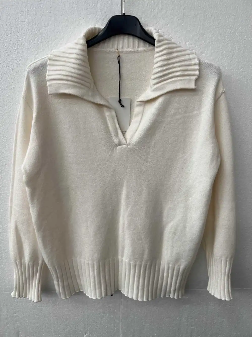 Warmer Langarm-Pullover für Damen (Einheitsgröße S/M/L) ITALIAN FASHION IMPNF24X152