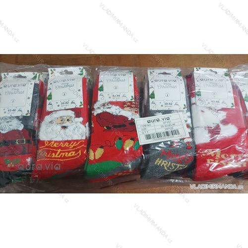 Socken warme Thermo Weihnachten Herren (39-46) AURA.VIA AURA24SFV91