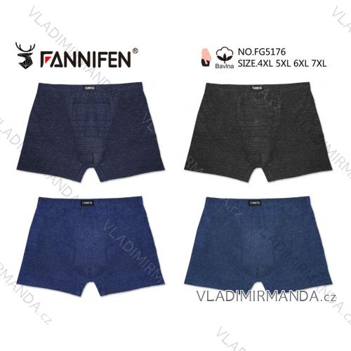 Herren-Boxershorts aus Baumwolle (4XL-7XL) PESAIL PES24FG5176