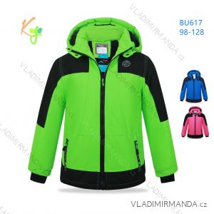 Winterjacke mit Kapuze für Kinder, Mädchen und Jungen (98-128) KUGO BU616