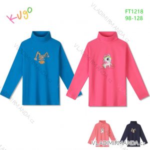 T-Shirt mit langen Ärmeln Kinder Mädchen Mädchen (98-128) KUGO ML7227