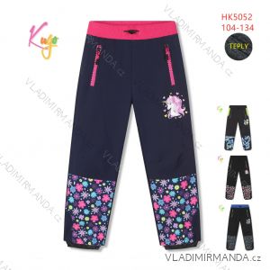 Softshellhose isoliert mit Fleece Kinder Mädchen und Jungen (104-134) KUGO HK1803-2