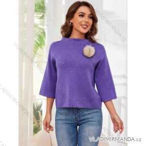 3/4-Langarm-Strickpullover für Damen (Einheitsgröße S/M/L) ITALIAN FASHION IMM24M5986-1