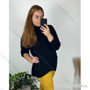 Damen-Strickpullover mit langen Ärmeln (44/46/48 Einheitsgröße) ITALIAN FASHION IMBM24203