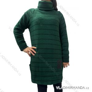 Sweatshirtkleid mit langen Ärmeln und Kapuze für Damen (Einheitsgröße S/M) ITALIAN FASHION IMC22685